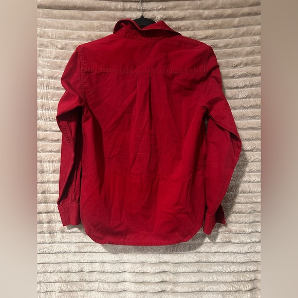 Classic Red Button-Up Shirt - Picture 2 of 3
